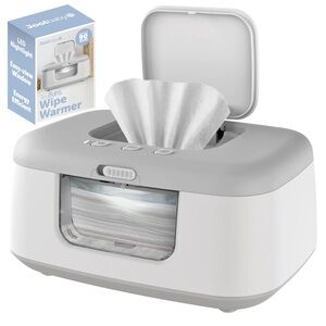 Joolz Baby Wipe Warmer in White and Gray